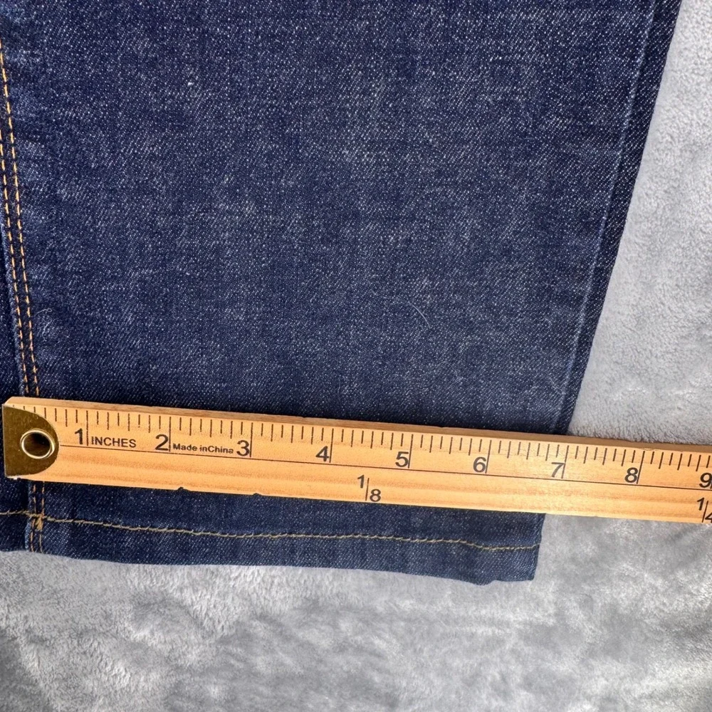 Mott & Bow Mens Straight Leg Dark Wash Denim Jeans Cotton Elastane Size 32 - Picture 5 of 10